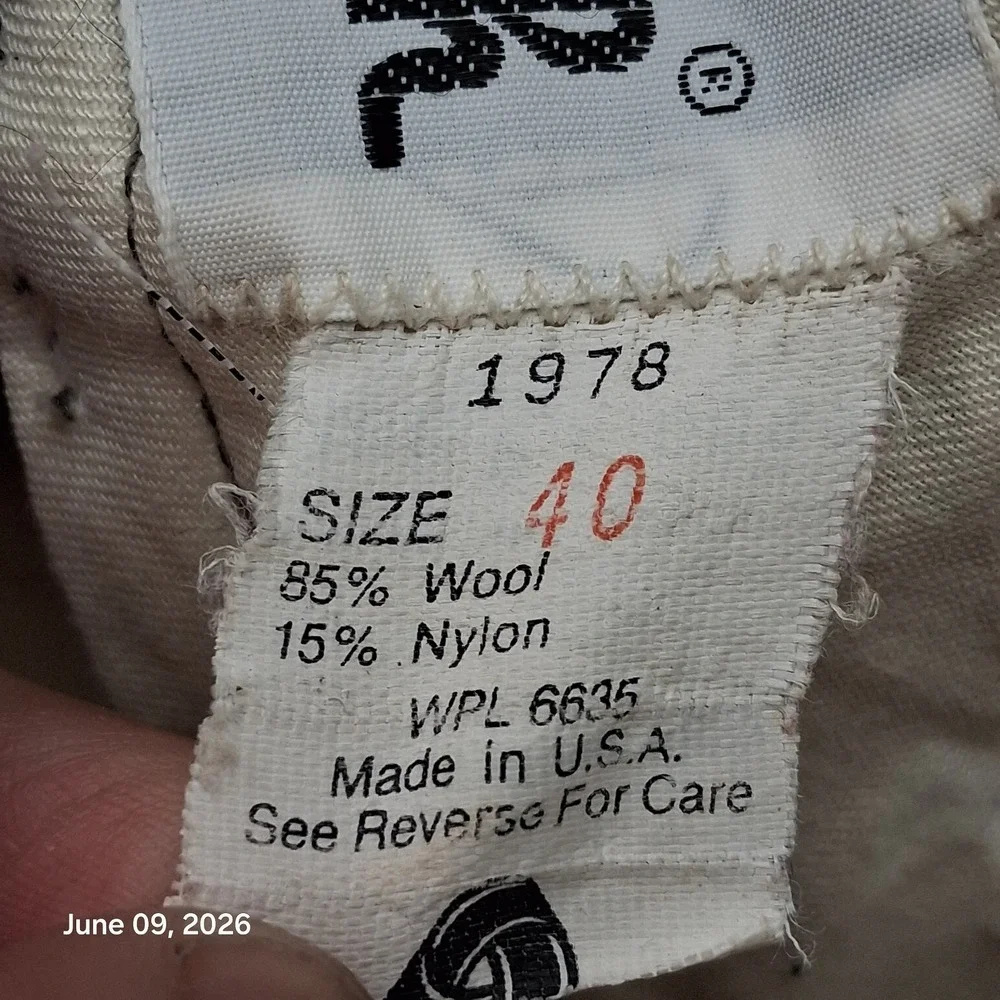 True Vintage Woolrich Wool Malone Pants With Suspenders Size 40 Gray USA Made